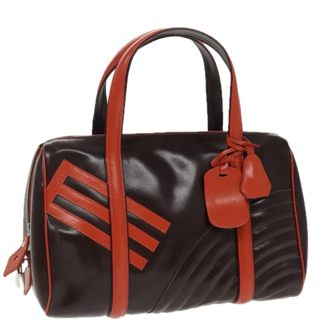 ETRO Hand Bag Leather Brown Silver: ETRO Hand Bag Leather Brown Silver Silver Auth bs19784 Condition: Pre-owned Important Notes: ?Pre-owned: An item that has been used or worn previously. See the sellers listing for full ... Read more ?