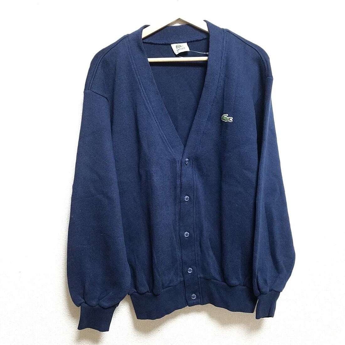 Auth Lacoste - Dark Navy Mens: Auth Lacoste - Dark Navy Mens Cardigan Condition: Pre-owned Brand: Lacoste Style: Cardigan Color: Dark Navy Material: Please see the photo of the quality tag ConditionRank: 6 Department: