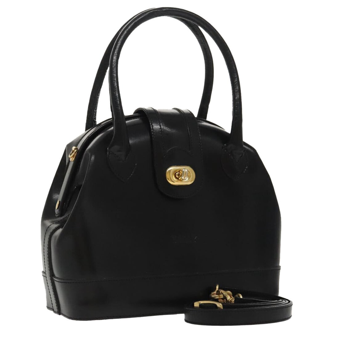 BALLY Hand Bag Leather 2way Black: BALLY Hand Bag Leather 2way Black Gold Auth ti2211 Condition: Pre-owned Brand: BALLY Style: Hand Bag Material: Leather Exterior Color: Black / Gold Size: See Description Bag Height: 8.3in