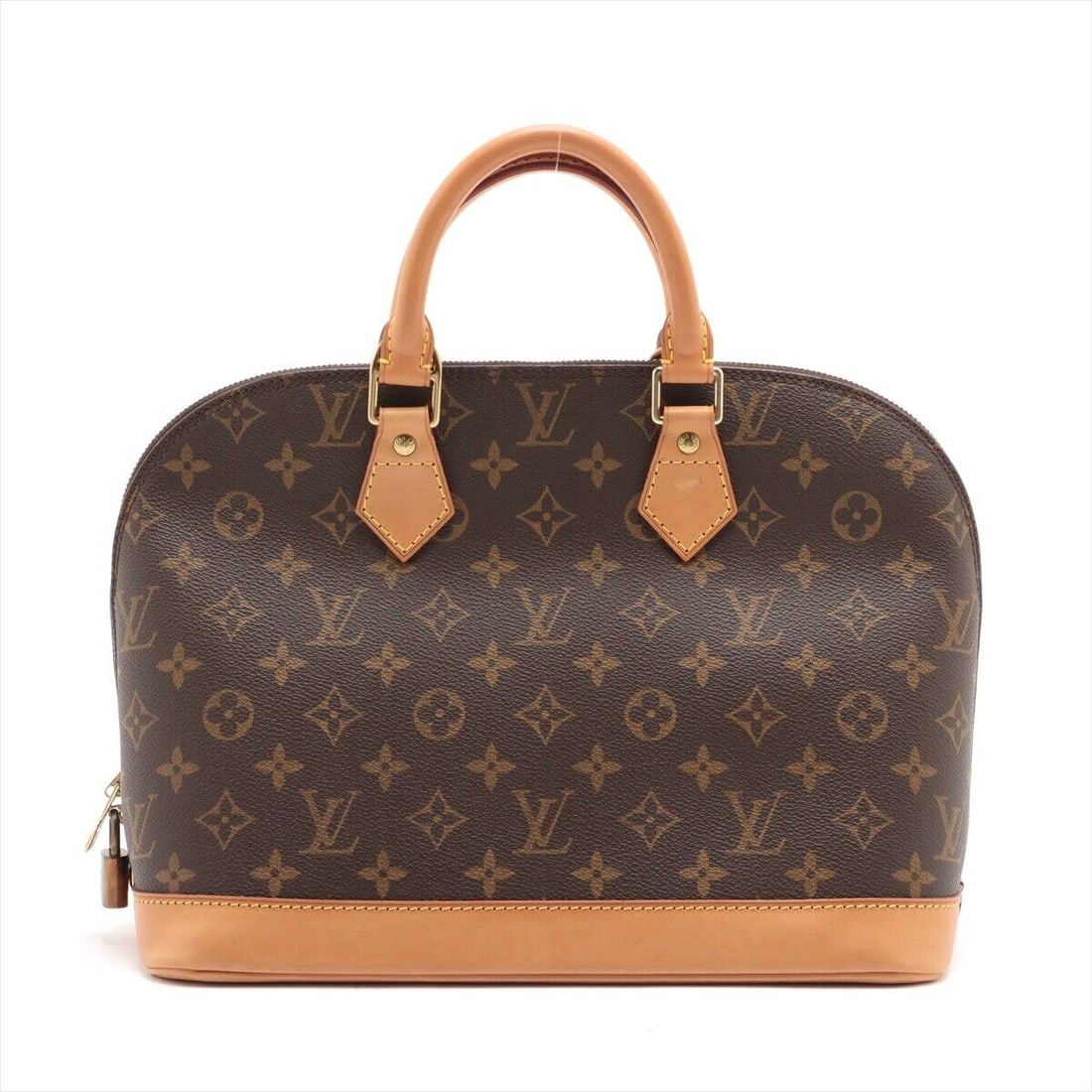 Louis Vuitton Monogram Alma M51130: Louis Vuitton Monogram Alma M51130 Condition: Pre-owned Important Notes: ?Fair+ : Used with some noticeable scratches and/or stains. A3313440? Style: Top Handle Bag Material: See description Exterior 