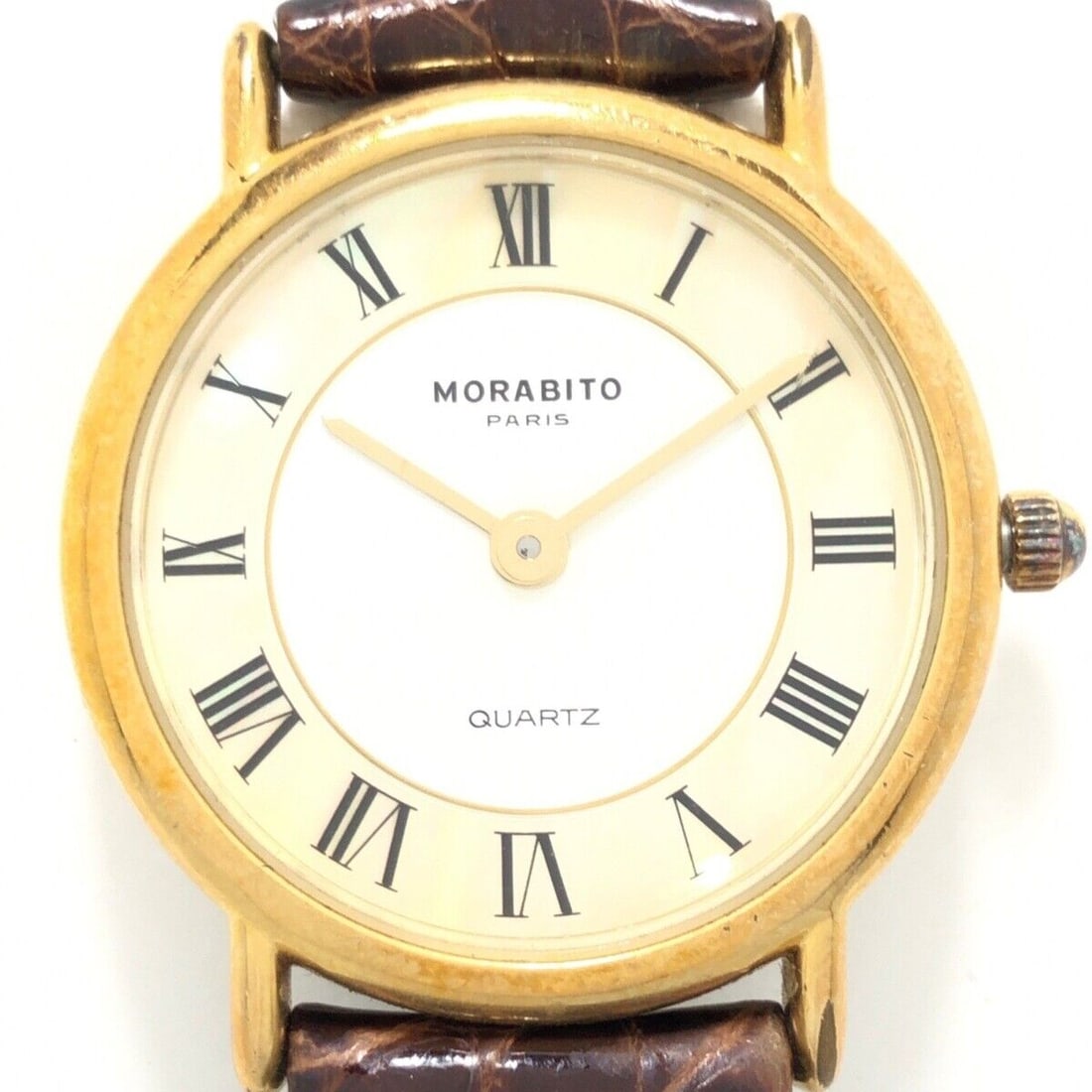 Auth MORABITO - 71891 980003 Dark: Auth MORABITO - 71891 980003 Dark Brown Womens Wrist Watch Condition: Pre-owned Brand: MORABITO Style: Wrist Watch Color: Please see the photos Model Number: 71891 Serial: 980003 Conditio