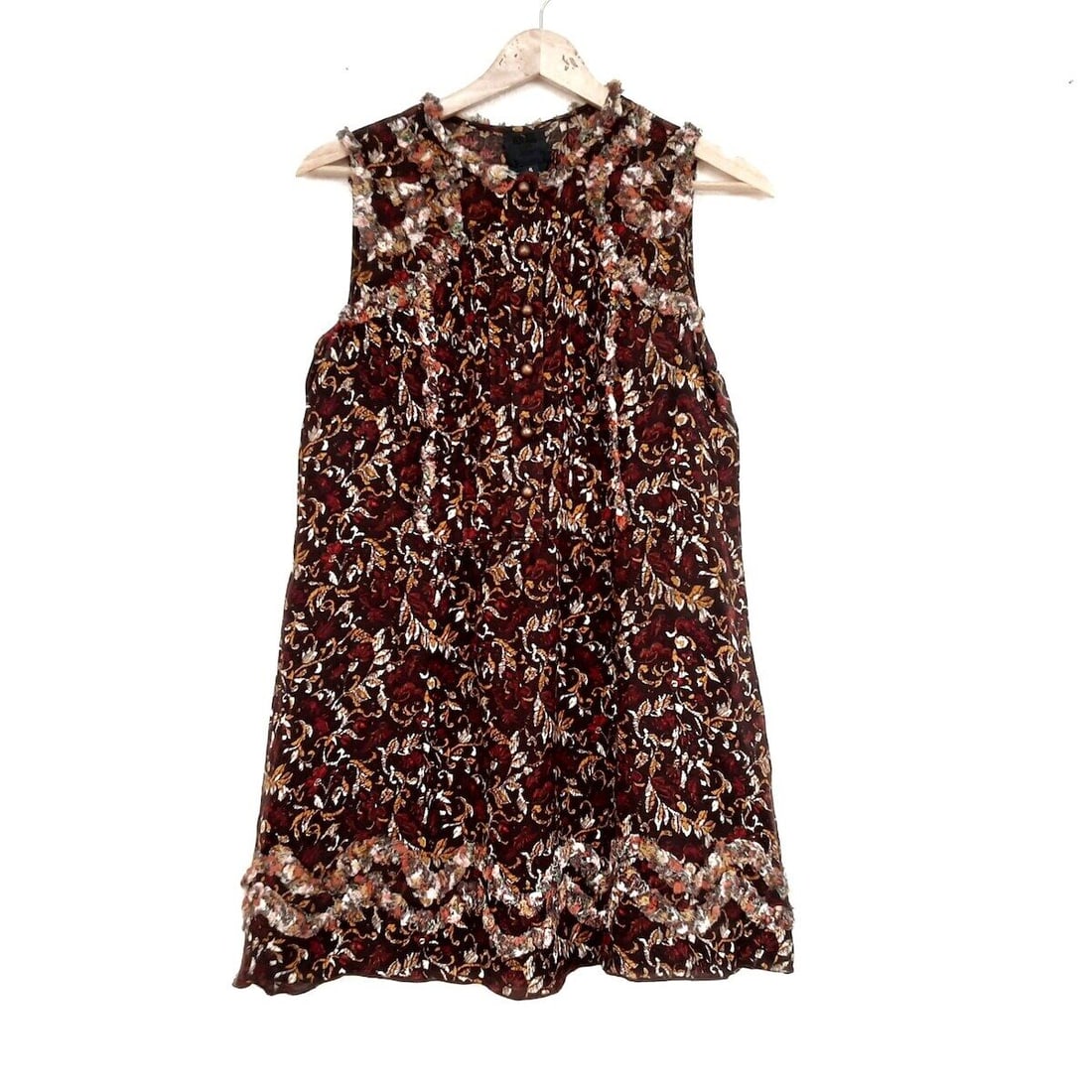 Auth ANNA SUI - Dark Brown: Auth ANNA SUI - Dark Brown Multi Womens Tunic Condition: Pre-owned Brand: ANNA SUI Style: Tunic Color: Dark Brown, Multi Material: Please see the photo of the quality tag ConditionRank: 7