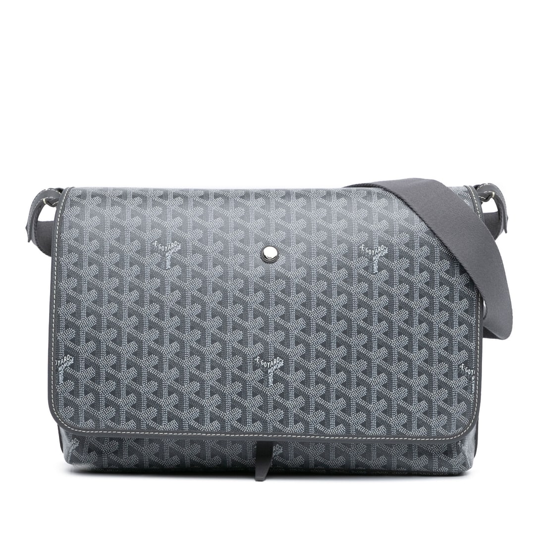Authenticated Goyard Goyardine Capetien Messenger Gray: Authenticated Goyard Goyardine Capetien Messenger Gray Condition: Pre-owned Brand: Goyard Features: This item does not come with inclusions. Serial Number: ADM020223 Exterior Color: Gray Exterior