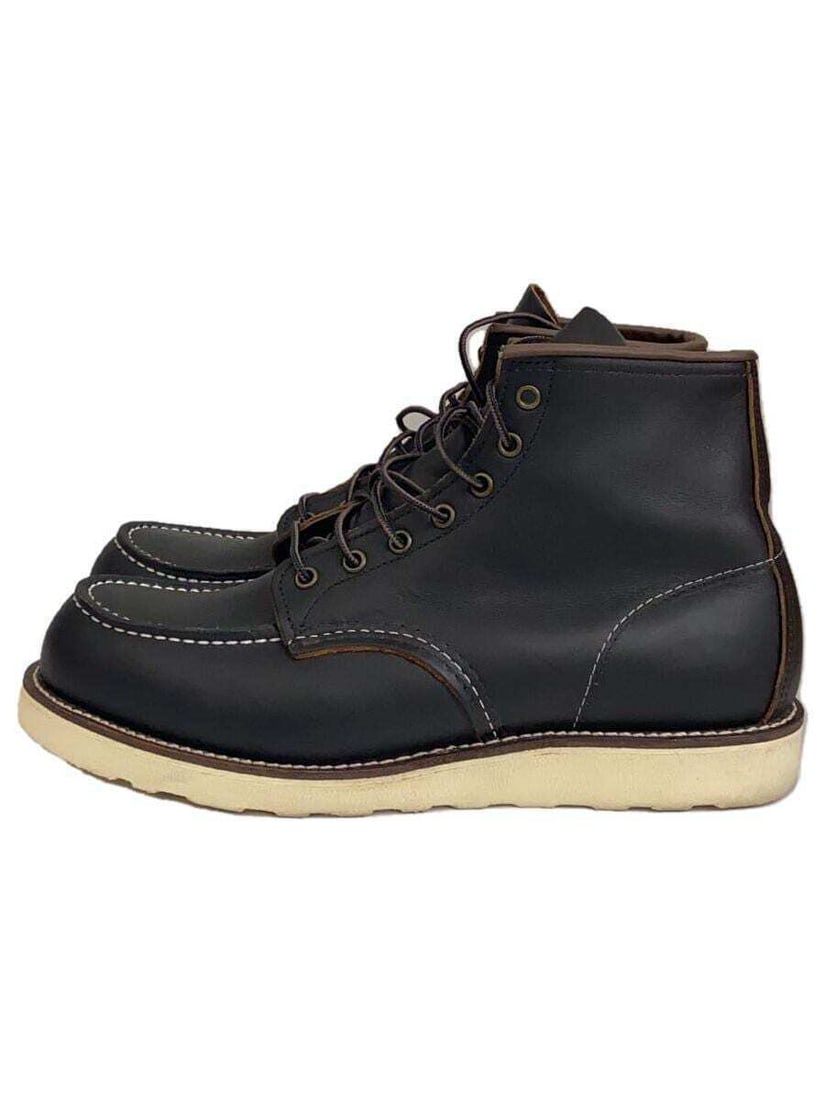 RED WING Irish Setter 6 inch: RED WING Irish Setter 6 inch mock toe lace up boots US10.5 black leather Condition: Pre-owned Brand: RED WING Country: Japan SN: MOR_0820 Department: NA Type: Boot Character: Boots <b