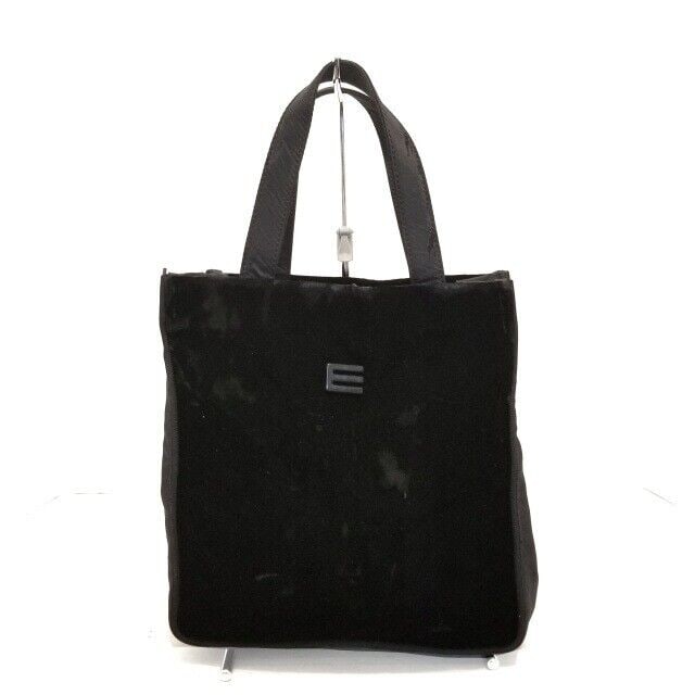 Auth ETRO - Black Velour Nylon: Auth ETRO - Black Velour Nylon Tote Bag Condition: Pre-owned Brand: ETRO Style: Tote Bag Exterior Color: Black Exterior Material: Velour, Nylon ConditionRank: 6 Department: Women