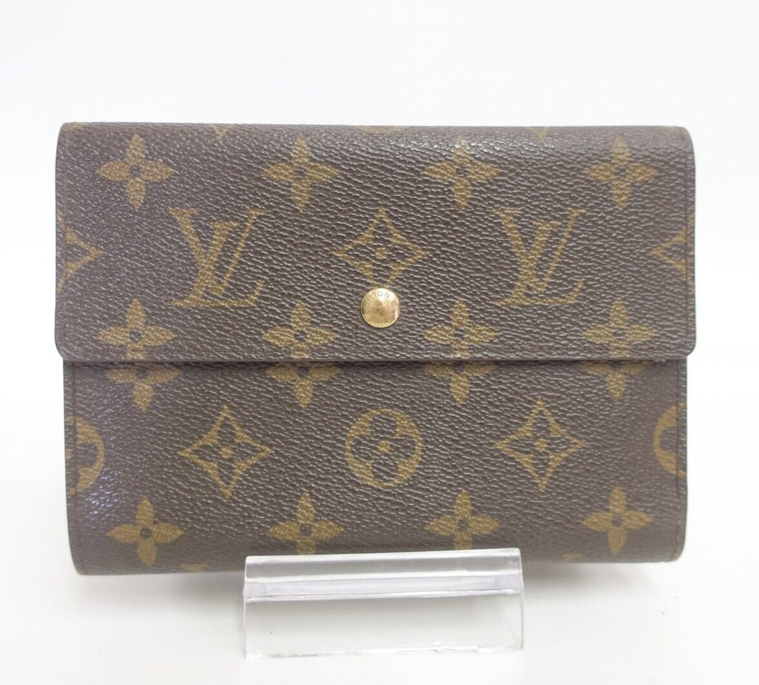 Authentic LOUIS VUITTON Monogram Porte Tresor: Authentic LOUIS VUITTON Monogram Porte Tresor Etui Papiers Trifold Wallet Condition: Pre-owned Brand: Louis Vuitton Department: Unisex Type: Wallet Color: Brown Style: Trifold Material: L