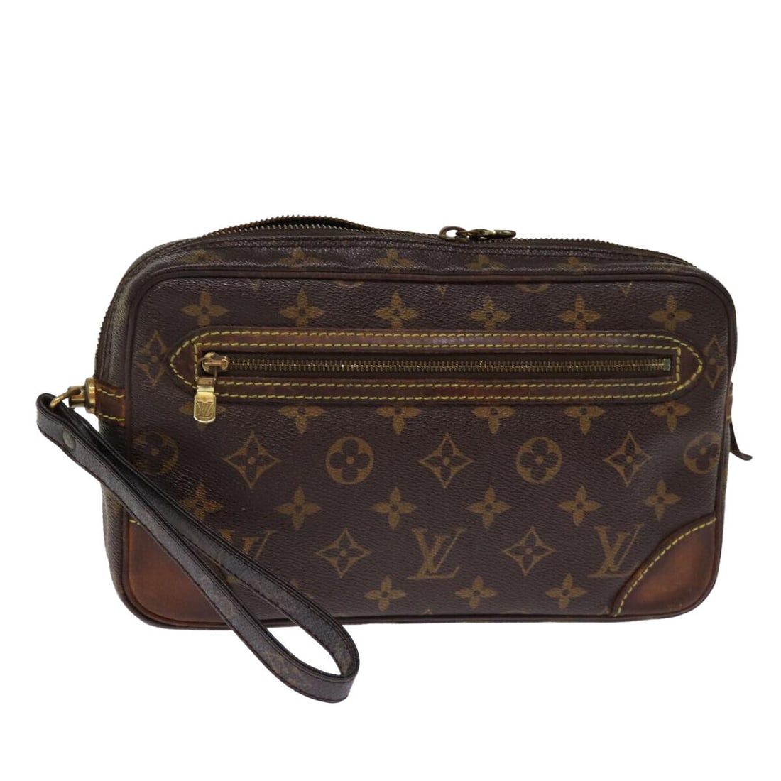 LOUIS VUITTON Monogram Marly Dragonne GM: LOUIS VUITTON Monogram Marly Dragonne GM Clutch Bag M51825 LV Auth 76036 Condition: Pre-owned Brand: LOUIS VUITTON Style: Clutch Bag Material: Monogram Canvas Exterior Color: Monogram Size: See De