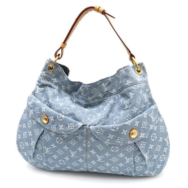 LOUIS VUITTON Daily GM Monogram Denim: LOUIS VUITTON Daily GM Monogram Denim Shoulder Bag Blue M40492 240827N Condition: Pre-owned Pattern: Monogram MPN: M40492 Exterior Material: Leather Brand: Louis Vuitton Department: Ladies