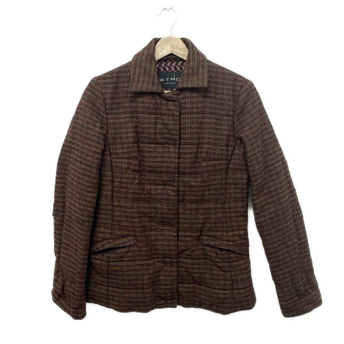 Auth ETRO - Black Brown Red: Auth ETRO - Black Brown Red Lightweight Jacket Condition: Pre-owned Brand: ETRO Style: Lightweight Jacket Color: Black, Brown, Red Outer Shell Material: Please see the photo of the quality tag Co
