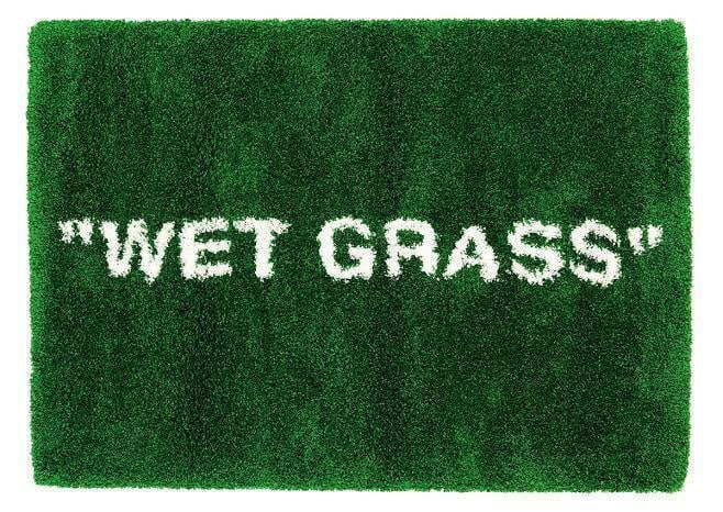 Virgil Abloh IKEA MARKERAD "WET GRASS": Virgil Abloh IKEA MARKERAD "WET GRASS" Rug 195x132cm Green Off-White Condition: Pre-owned Brand: IKEA Department: Adults Type: Area Rug Era: 2019 Color: Green Style: Modern Theme