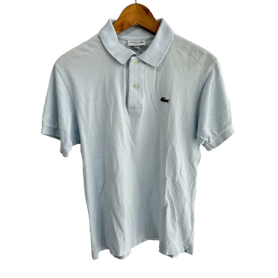 Auth Lacoste - Light Blue: Auth Lacoste - Light Blue Polo Shirt Condition: Pre-owned Brand: Lacoste Style: Polo Shirt Color: Light Blue Material: Please see the photo of the quality tag ConditionRank: 6 Department