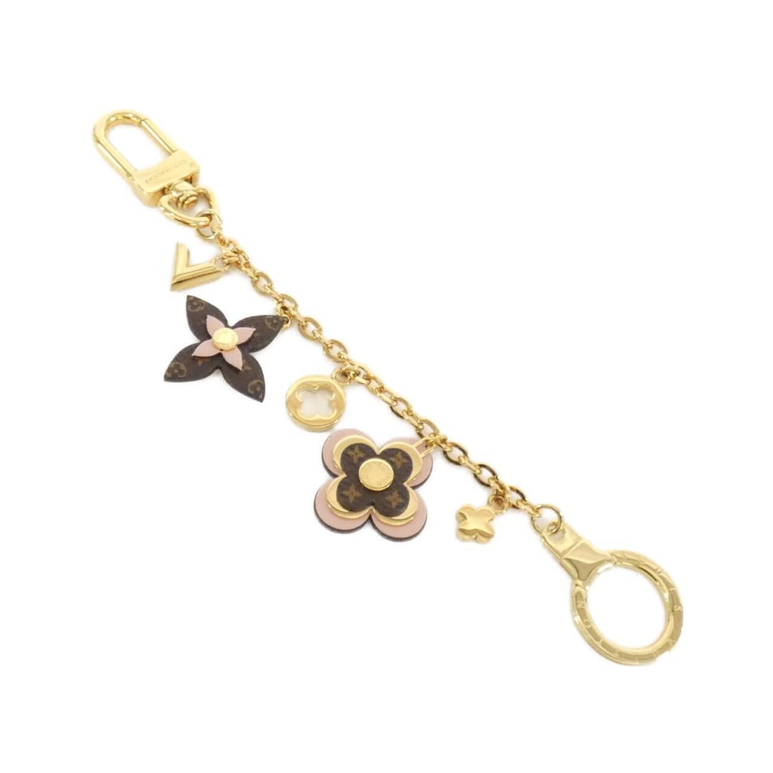 Authentic LOUIS VUITTON Bijou Sac Scheme: Authentic LOUIS VUITTON Bijou Sac Scheme Blooming flower M63086 Key Ring #26... Condition: Pre-owned Brand: LOUIS VUITTON Style: Key Ring Color: MARRON GOLD (Hardware) Gender: Ladies' Size: Full L