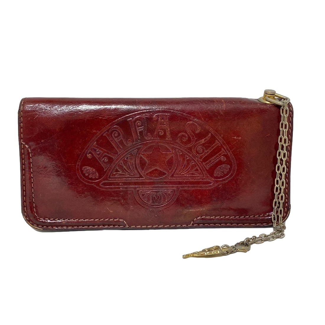 Auth ANNA SUI Bordeaux Leather Long: Auth ANNA SUI Bordeaux Leather Long Wallet Condition: Pre-owned Brand: ANNA SUI Style: Long Wallet Color: Bordeaux Material: Leather ConditionRank: 6 Department: Type: Long Wall
