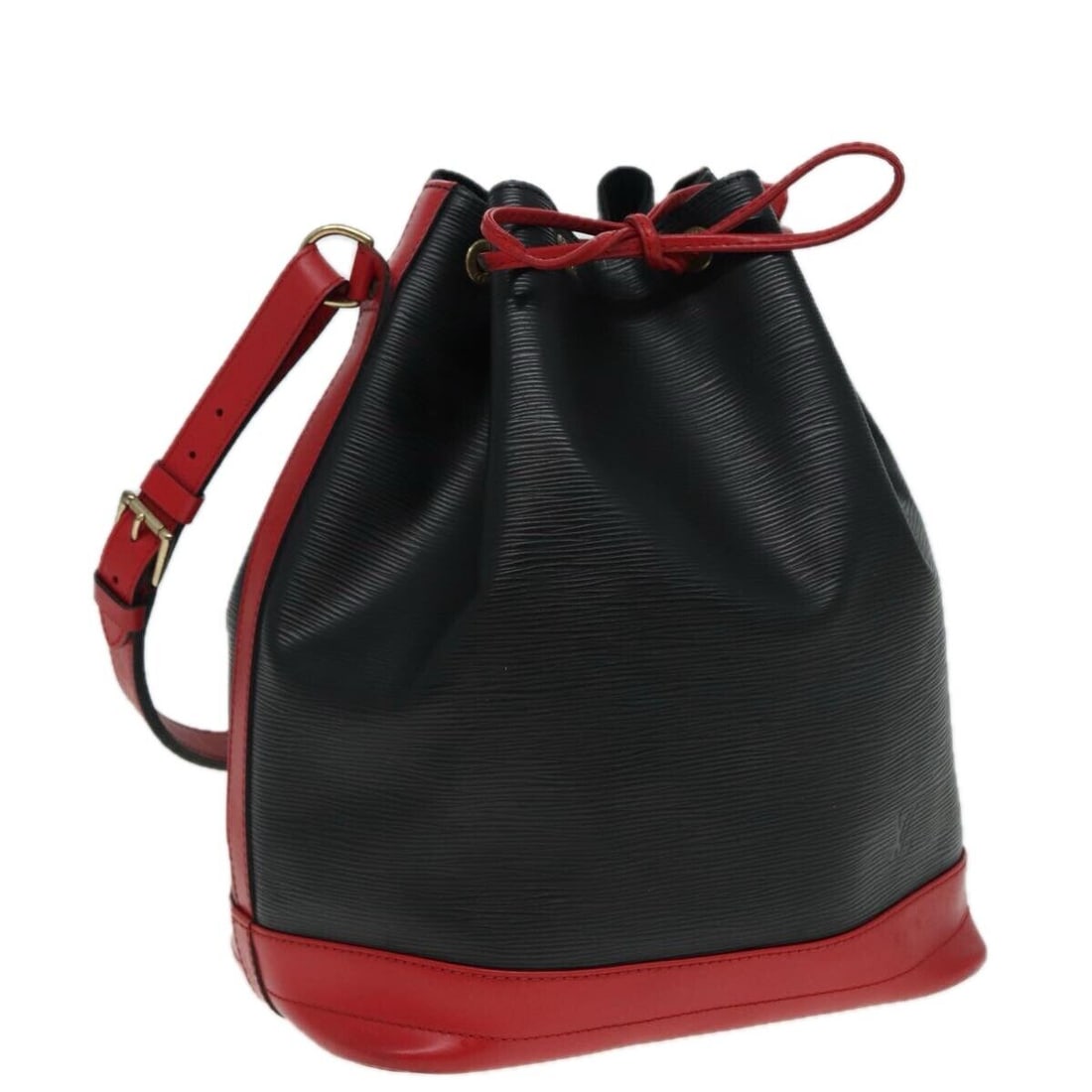 LOUIS VUITTON Epi Noe Shoulder Bag: LOUIS VUITTON Epi Noe Shoulder Bag By color Black Red M44017 LV Auth 83510 Condition: Pre-owned Brand: LOUIS VUITTON Style: Shoulder Bag Material: Epi Leather Exterior Color: Black / Red Size: See