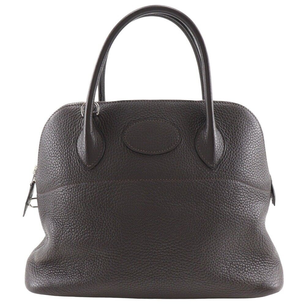 HERMES Bolide31 Handbag Evennes Brown Brown: HERMES Bolide31 Handbag Evennes Brown Brown Taurillon Clemence Condition: Pre-owned Brand: HERMES Style: Handbag Exterior Material: Taurillon Clemence Exterior Color: Brown Brown Size: See Descri
