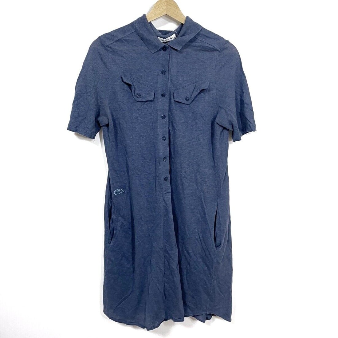Auth Lacoste - Navy Dress: Auth Lacoste - Navy Dress Condition: Pre-owned Brand: Lacoste Style: Dress Color: Navy Material: Please see the photo of the quality tag ConditionRank: 6 Department: Type: Dres