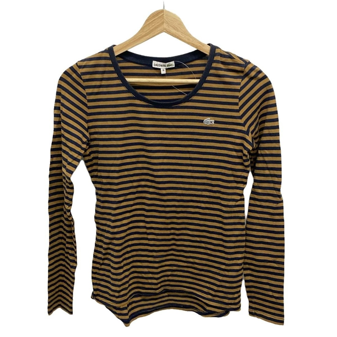 Auth Lacoste - Brown Navy: Auth Lacoste - Brown Navy T-Shirt Condition: Pre-owned - Good Brand: Lacoste Style: T-Shirt Color: Brown, Navy Material: Please see the photo of the quality tag ConditionRank: 6 Departme