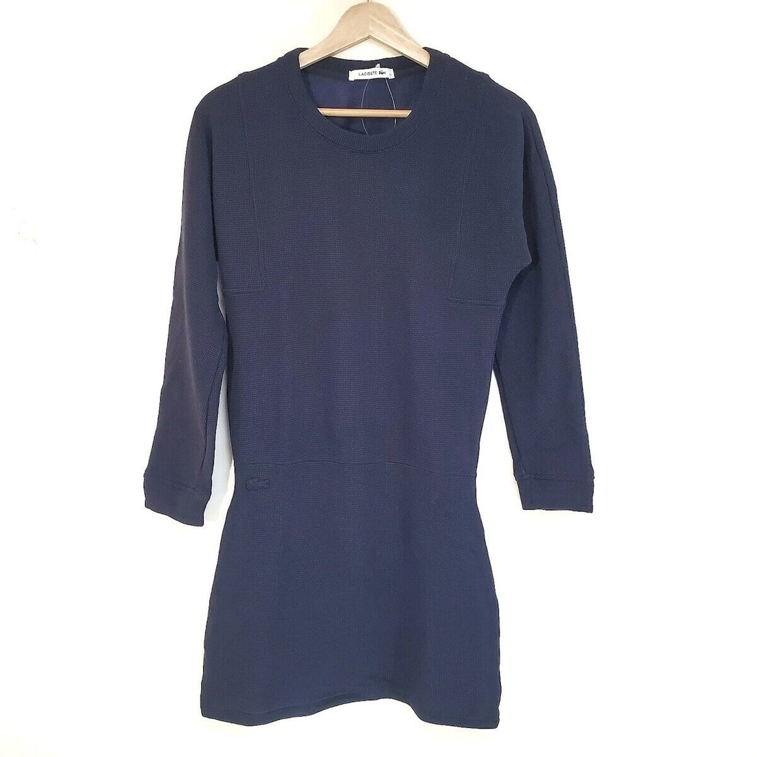 Auth Lacoste - Navy Dress: Auth Lacoste - Navy Dress Condition: Pre-owned Brand: Lacoste Style: Dress Color: Navy Material: Please see the photo of the quality tag ConditionRank: 7 Department: Type: Dres