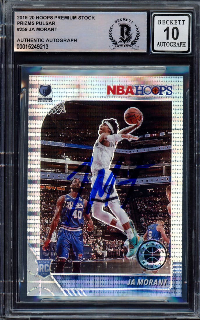 ja morant 2019-20 hoops prizms pulsar RC GEM 10 auto beckett 15249213: ja morant 2019-20 hoops prizms pulsar RC GEM 10 auto beckett 15249213 Ja Morant 2019-20 Hoops Prizms Pulsar RC Gem 10 Auto Beckett 15249213 Guidelines for Bidding We recommend for all bidders to revie