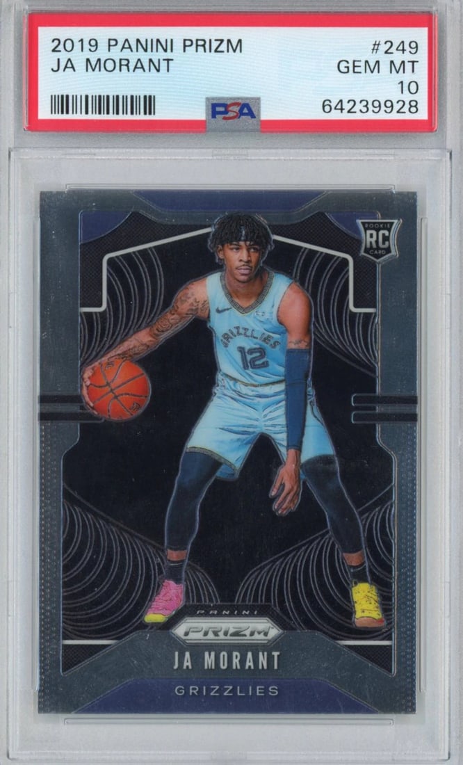 2019 Panini Mosaic Ja Morant Psa 10 2019-20 Panini Mosaic Ja