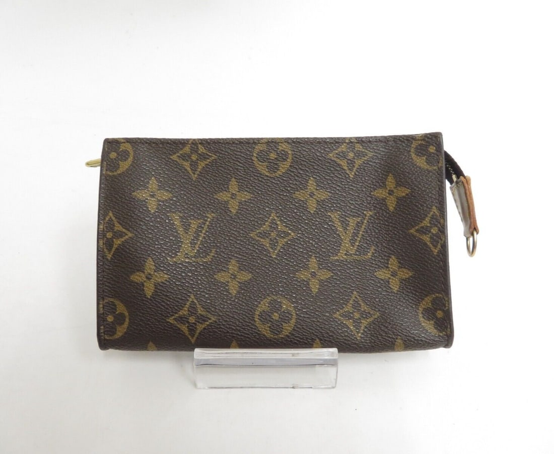 Authentic Louis Vuitton Monogram Accessories Pouch: Authentic Louis Vuitton Monogram Accessories Pouch Bucket Toiletry Bag #38421 Condition: Pre-owned Brand: Louis Vuitton Style Subtype: Pouch Department: Exterior Color: Brown Style: Pouch