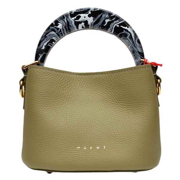 MARNI VENICE Bucket Bag 2-way Bag: MARNI VENICE Bucket Bag 2-way Bag Shoulder Bag SCMP0078U0 Khaki White Condition: Pre-owned Brand: MARNI Country: Japan SN: MOR_0820 Department: NA Occasion: Travel Style: NA Mate