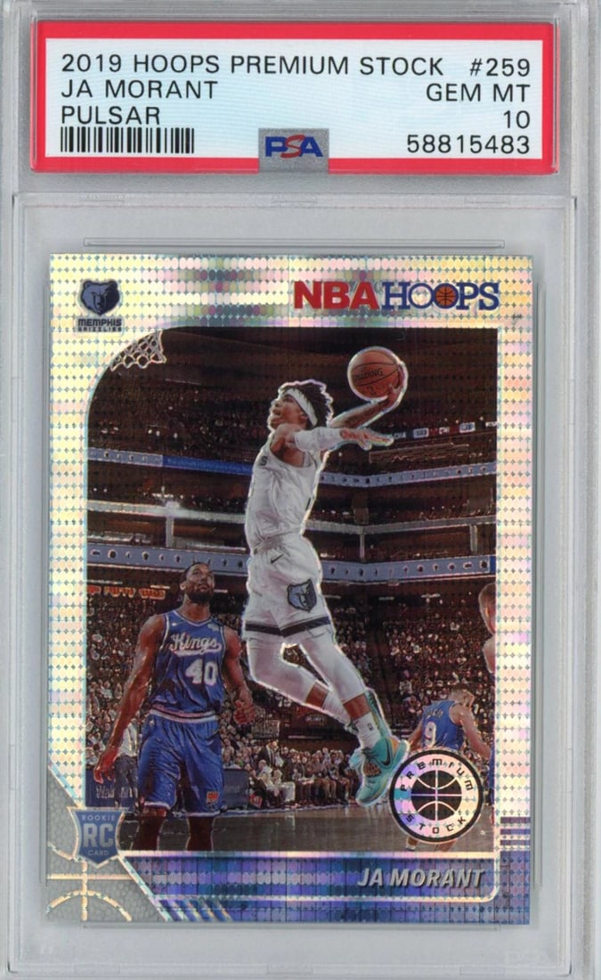 Graded 2019-20 Panini Premium Stock Ja Morant #259 Pulsar Rookie Card PSA 10: Graded 2019-20 Panini Premium Stock Ja Morant #259 Pulsar Rookie Card PSA 10 Graded 2019-20 Panini Premium Stock Ja Morant #259 Pulsar Rookie Card PSA 10 Guidelines for Bidding We recommend for all bi