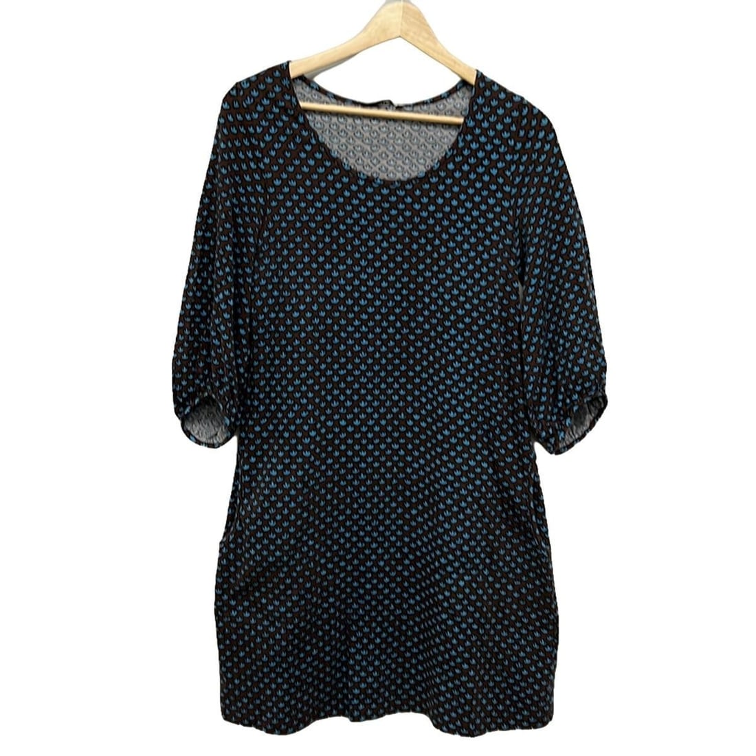 Auth marimekko - Dark Brown Blue: Auth marimekko - Dark Brown Blue Black Womens Dress Condition: Pre-owned - Good Brand: marimekko Style: Dress Color: Dark Brown, Blue, Black Material: Please see the photo of the quality tag Condi
