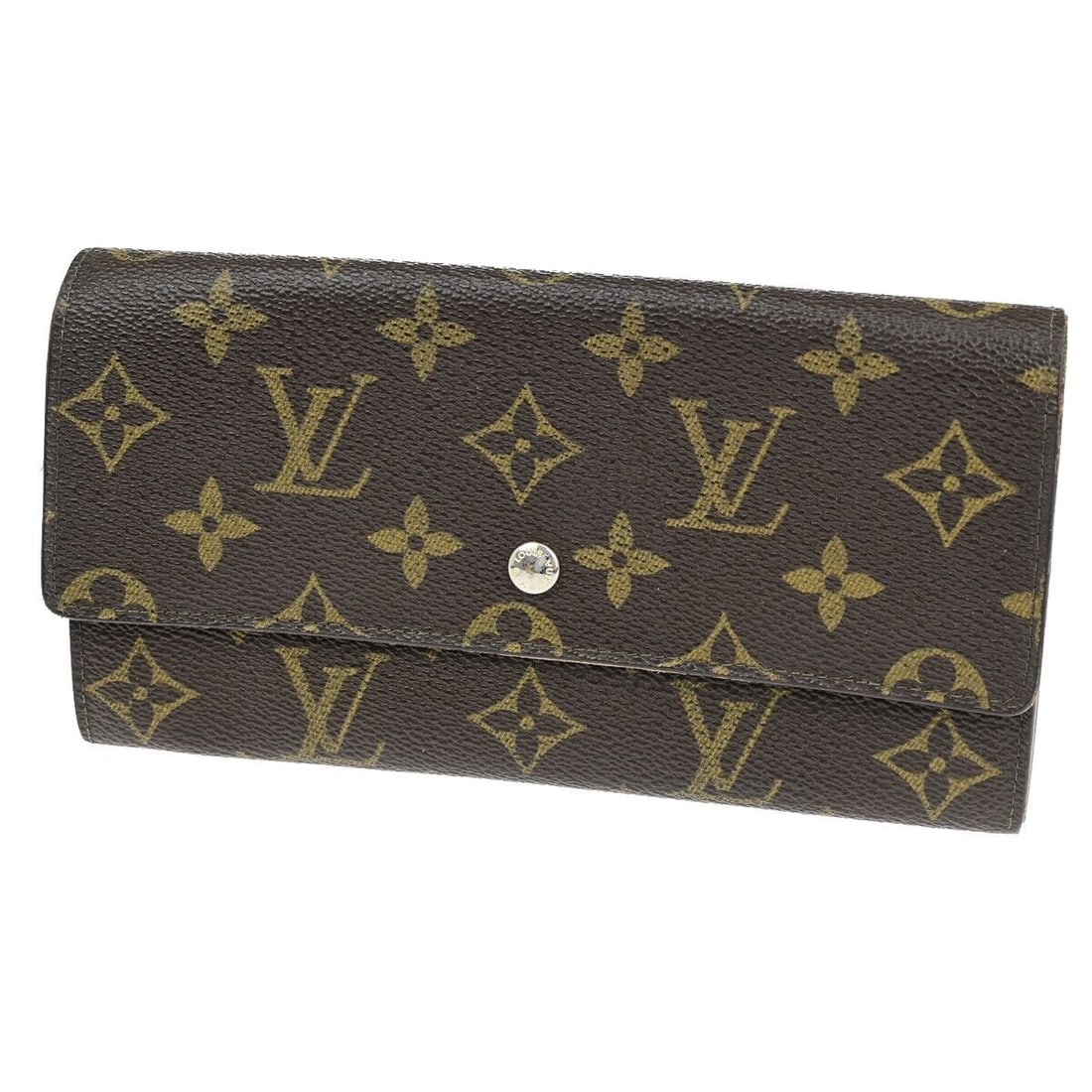 LOUIS VUITTON Porte Monnaie Credit Bifold: LOUIS VUITTON Porte Monnaie Credit Bifold Wallet Monogram Leather M61724 02EC517 Condition: Pre-owned Brand: LOUIS VUITTON Type: Walet Department: Unisex Style: Trifold,Bifold Features: Folding