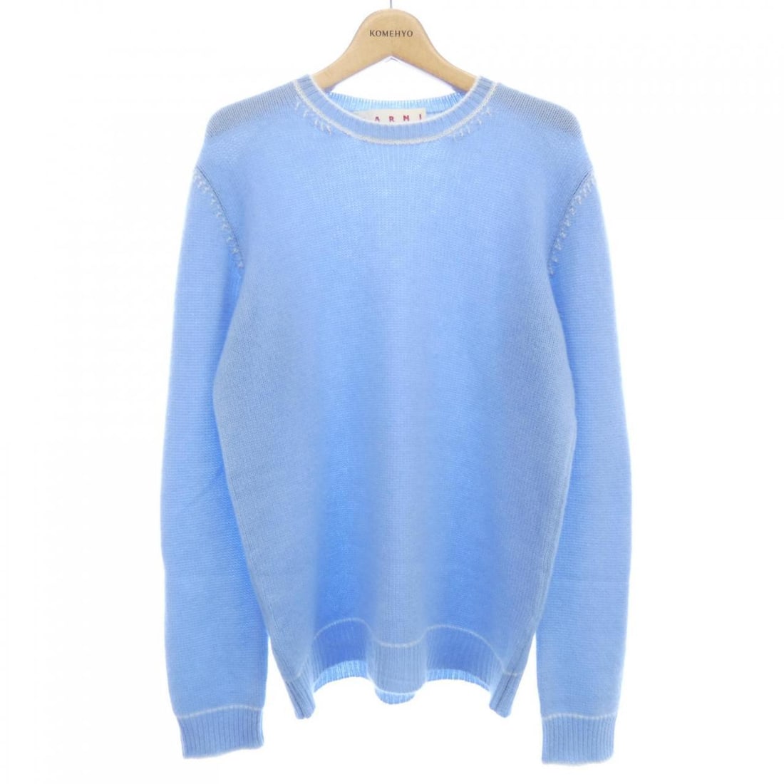 Authentic Marni MARNI Knitwear #241-003-636-1408: Authentic Marni MARNI Knitwear #241-003-636-1408 Condition: Pre-owned Brand: Marni Style: KNIT WEAR Color: Blue See-through Material: See Image Gender: Ladies Size: 44 Size Type: