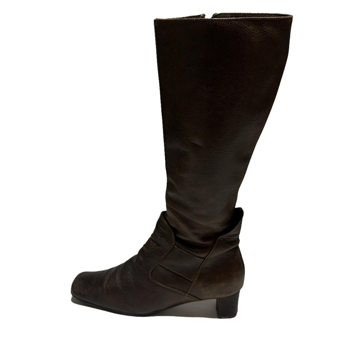 Auth MARNI - Dark Brown Leather: Auth MARNI - Dark Brown Leather Womens Boots Condition: Pre-owned Brand: MARNI Style: Boots Color: Dark Brown Upper Material: Leather ConditionRank: 6 Department: Womens Type: Bo