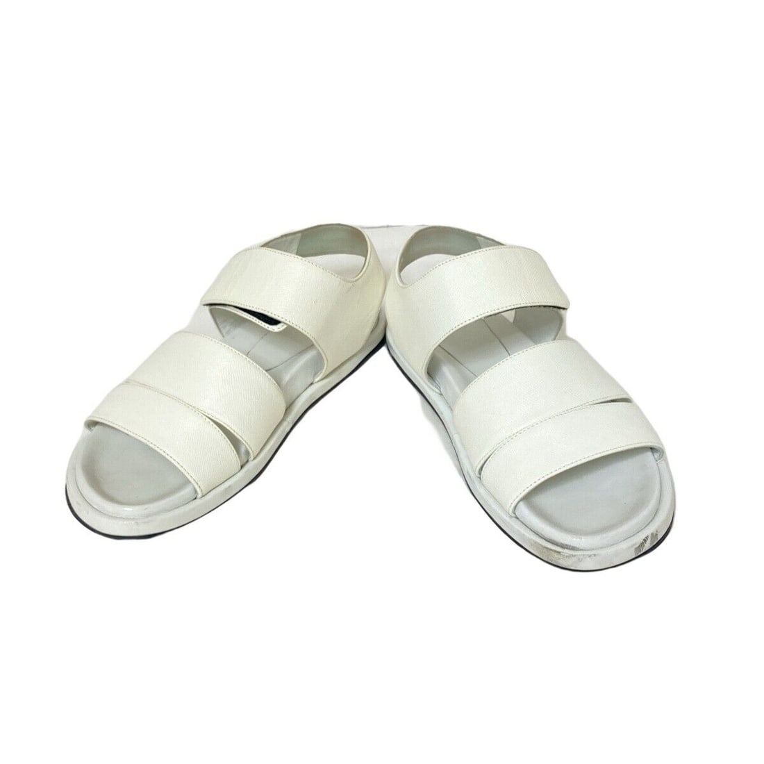 Auth MARNI - Cream Leather Womens: Auth MARNI - Cream Leather Womens Sandals Condition: Pre-owned Brand: MARNI Style: Sandals Color: Cream Upper Material: Leather Accessories: Box ConditionRank: 6 Department: Wome