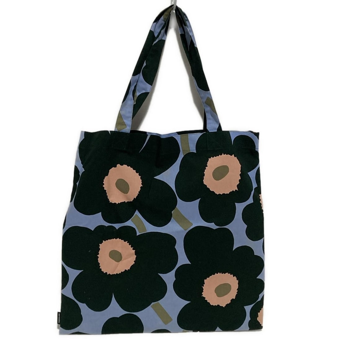 Auth marimekko - Light Blue Dark: Auth marimekko - Light Blue Dark Green Multi Cotton Tote Bag Condition: Pre-owned Brand: marimekko Style: Tote Bag Exterior Color: Light Blue, Dark Green, Multi Exterior Material: Cotton Condition