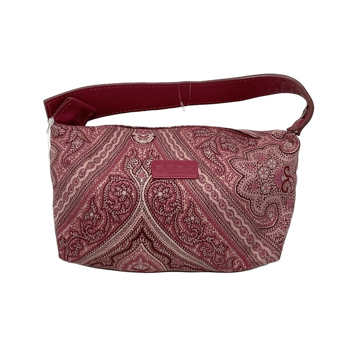 Auth ETRO - Pink Cream Multi: Auth ETRO - Pink Cream Multi Nylon Leather Handbag Condition: Pre-owned Brand: ETRO Style: Handbag Exterior Color: Pink, Cream, Multi Exterior Material: Nylon, Leather ConditionRank: 6 De