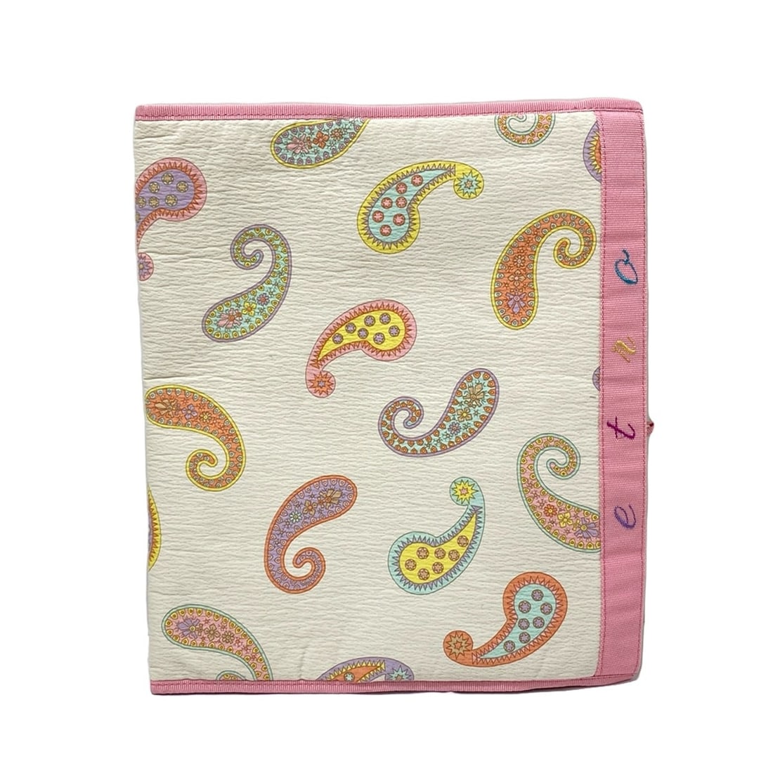 Auth ETRO - Cream Pink Multi: Auth ETRO - Cream Pink Multi Chemical Fiber Agenda Condition: Pre-owned Brand: ETRO Style: Agenda Color: Cream, Pink, Multi Material: Chemical Fiber ConditionRank: 7 Department: Women <br
