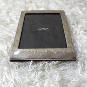 CARTIER Sterling Silver Photo Picture Frame (1 of 8)
