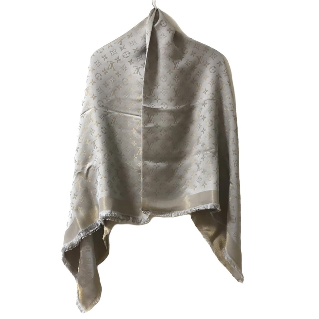 Auth Louis Vuitton Shawl Monogram M75869 Auth Louis Vuitton Shawl Monogram M75869