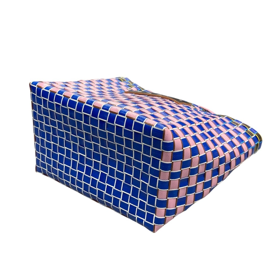 MARNI JERSEY HANDLE BASKET tote bag: MARNI JERSEY HANDLE BASKET tote bag pink blue 071224 Condition: Pre-owned Brand: MARNI Country: Japan SN: MOR_0820 Department: NA Occasion: Travel Style: NA Material: NA