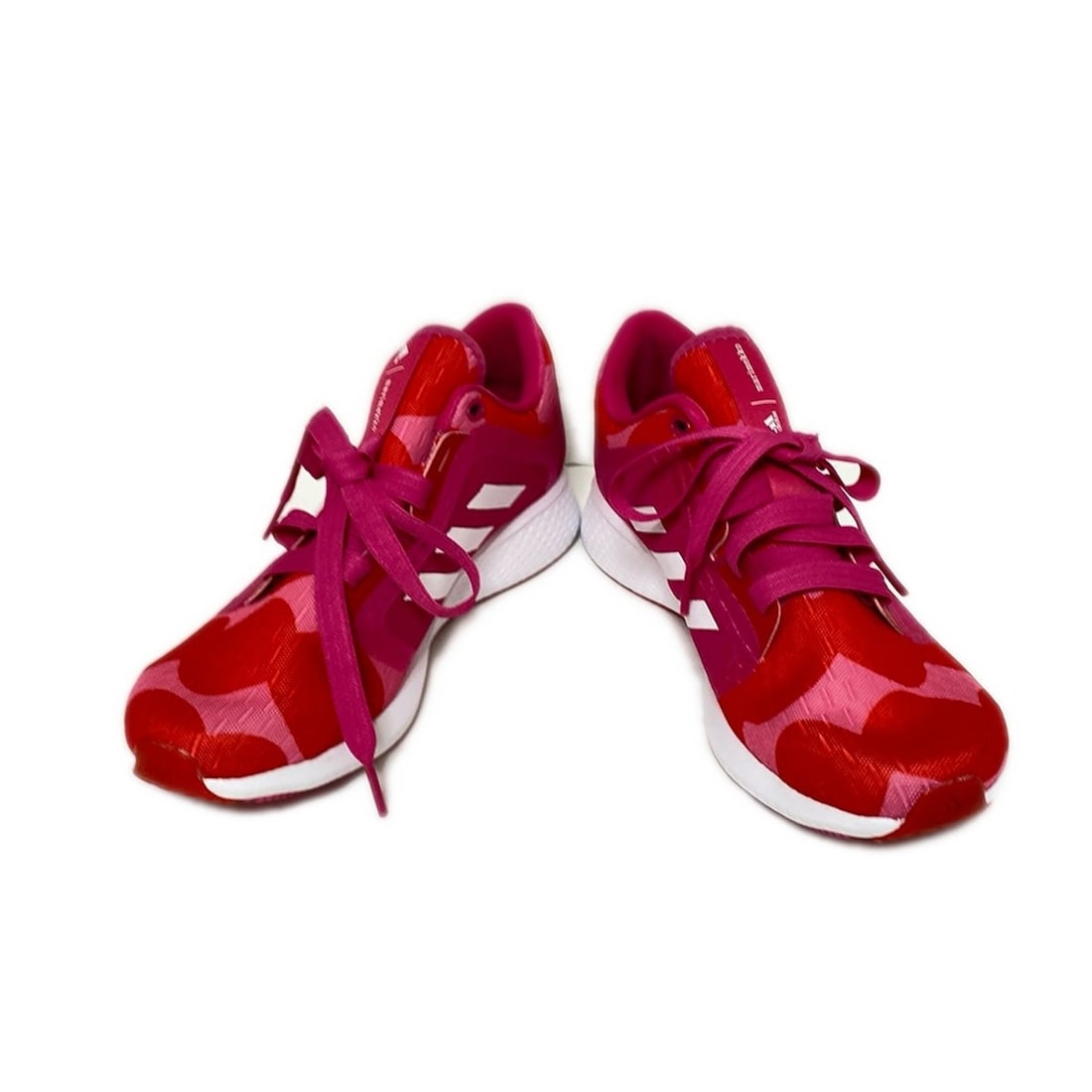 Auth marimekko Edge Lux 4 -: Auth marimekko Edge Lux 4 - Pink Red White Womens Sneakers Condition: Pre-owned Brand: marimekko Style: Sneakers Color: Pink, Red, White Upper Material: Chemical fiber (highly functional recycled mate