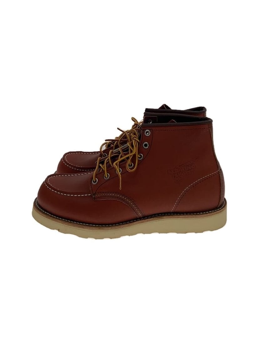 RED WING 6-inch Moc Lace-up Boots: RED WING 6-inch Moc Lace-up Boots US9.5 brown 8875 Condition: Pre-owned Brand: RED WING Country: Japan SN: MOR_0820 Department: NA Type: Boot Character: Boots US Shoe Size: NA <b