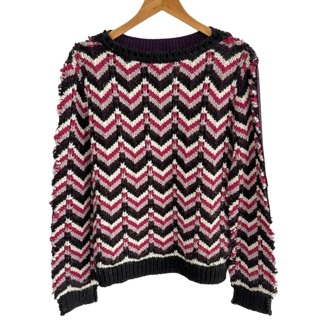 Auth MARNI - Purple Dark Brown: Auth MARNI - Purple Dark Brown Multi Womens Sweater Condition: Pre-owned - Good Brand: MARNI Style: Sweater Color: Purple, Dark Brown, Multi Material: Please see the photo of the quality tag Condi