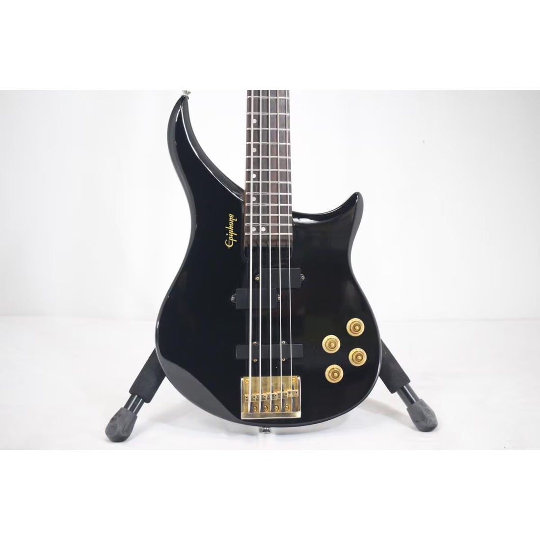 Auth EPIPHONE EBM-5 Bass Guitar 270-003-972-2796: Auth EPIPHONE EBM-5 Bass Guitar 270-003-972-2796 Condition: Used Brand: Epiphone Handedness: Right-Handed Type: Electric Bass Guitar Body Material: Alder String Configuration: 5 String Bo