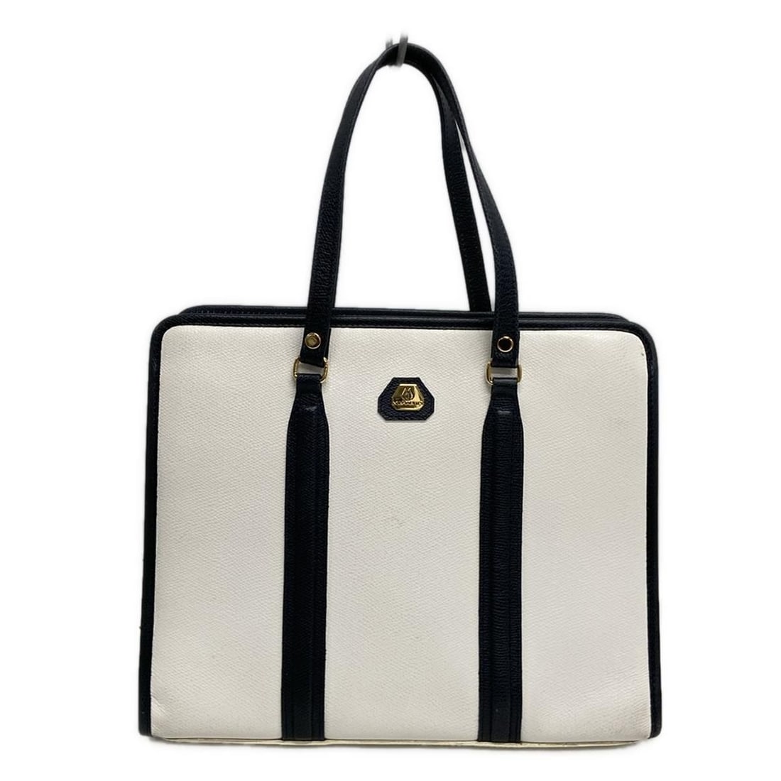 Auth MORABITO - White Dark Gray: Auth MORABITO - White Dark Gray Leather Handbag Condition: Pre-owned Brand: MORABITO Style: Handbag Exterior Color: White, Dark Gray Exterior Material: Leather ConditionRank: 6- Departmen