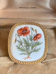 Royal Copenhagen Flora Danica Brooch Sterling (1 of 3)