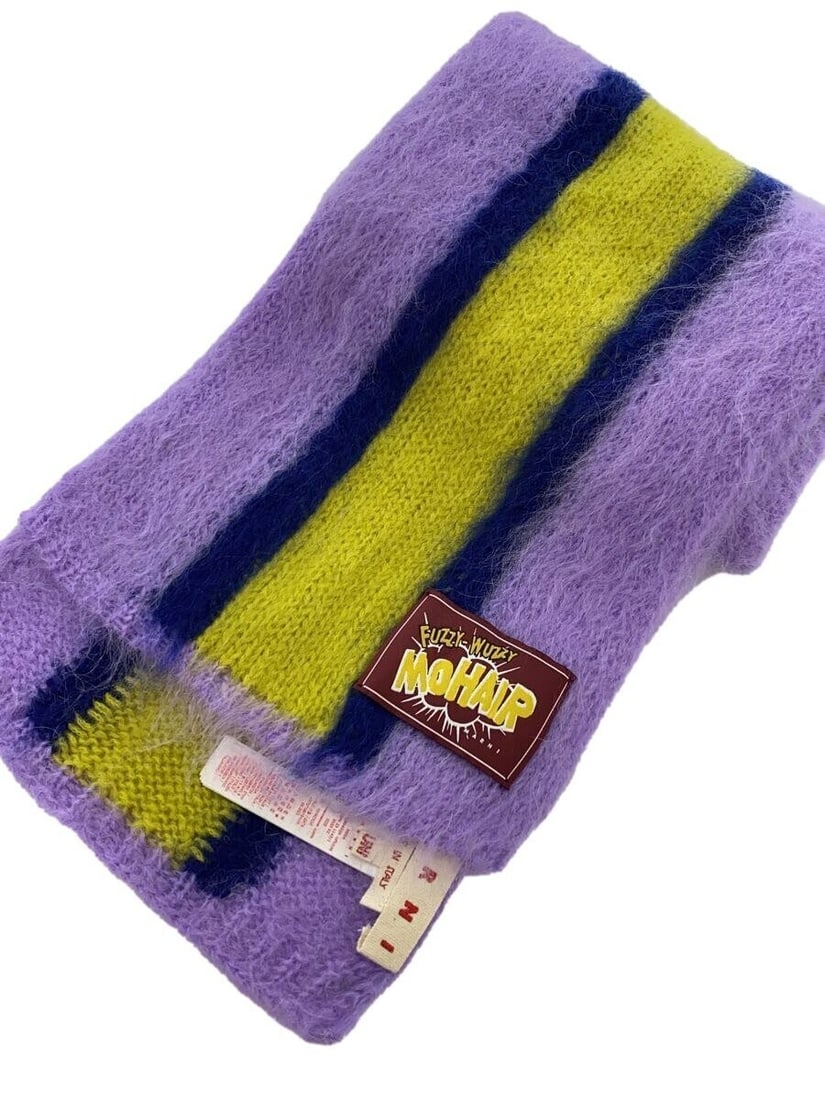 MARNI Scarf Mohair Purple Ladies SCZC0045Q0: MARNI Scarf Mohair Purple Ladies SCZC0045Q0 Condition: Pre-owned Brand: MARNI Country: Japan SN: MOR_0820 Size: NA Size Type: Normal Style: NA Type: NA Material: NA