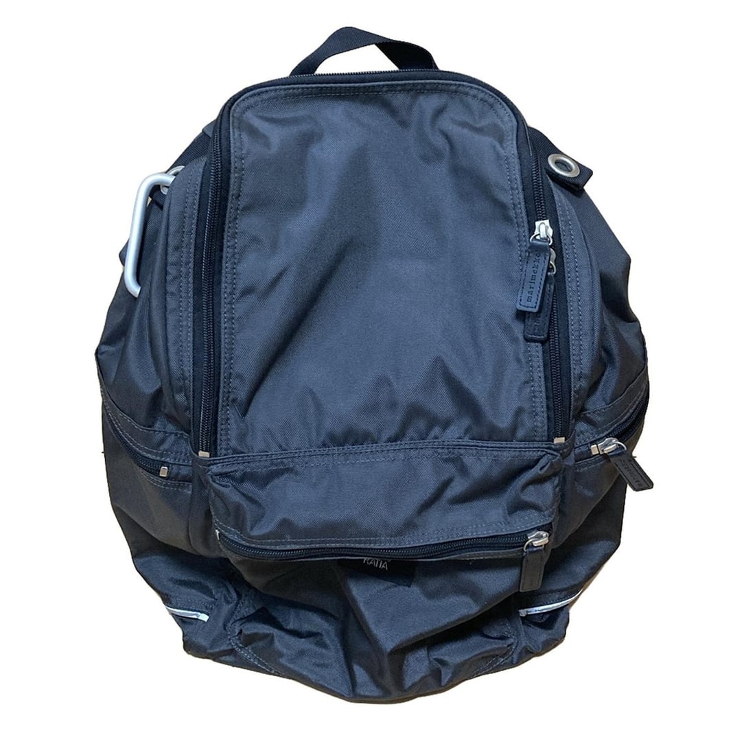 Auth marimekko - Dark Gray Black: Auth marimekko - Dark Gray Black Nylon Backpack Condition: Pre-owned Brand: marimekko Style: Backpack Exterior Color: Dark Gray, Black Exterior Material: Nylon Accessories: Carabiner Cond