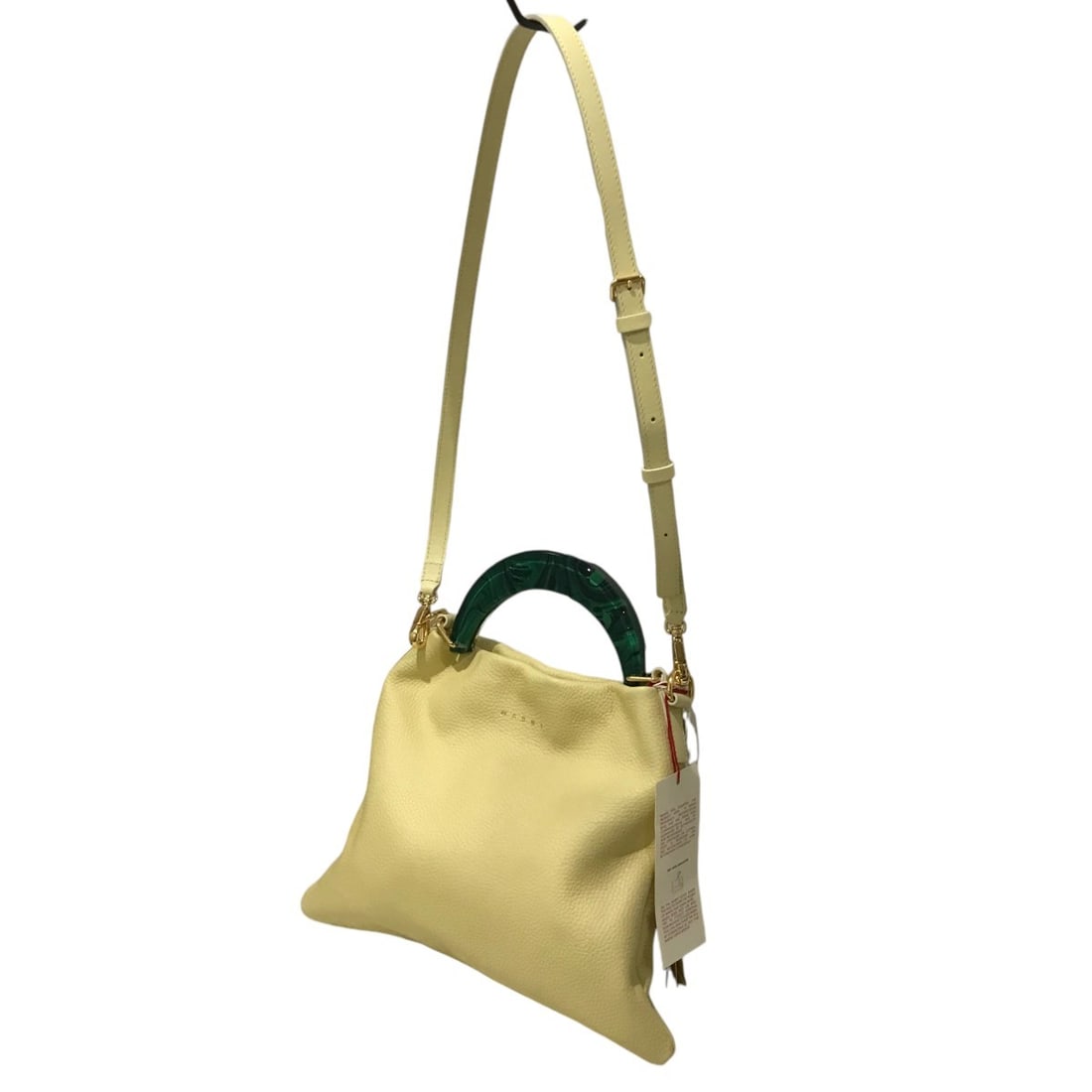 MARNI Venice Small 2WAY Shoulder Bag: MARNI Venice Small 2WAY Shoulder Bag SCMP0065U0 Yellow Condition: Pre-owned Brand: MARNI Country: Japan SN: MOR_0820 Department: NA Occasion: Travel Style: NA Material: NA <b