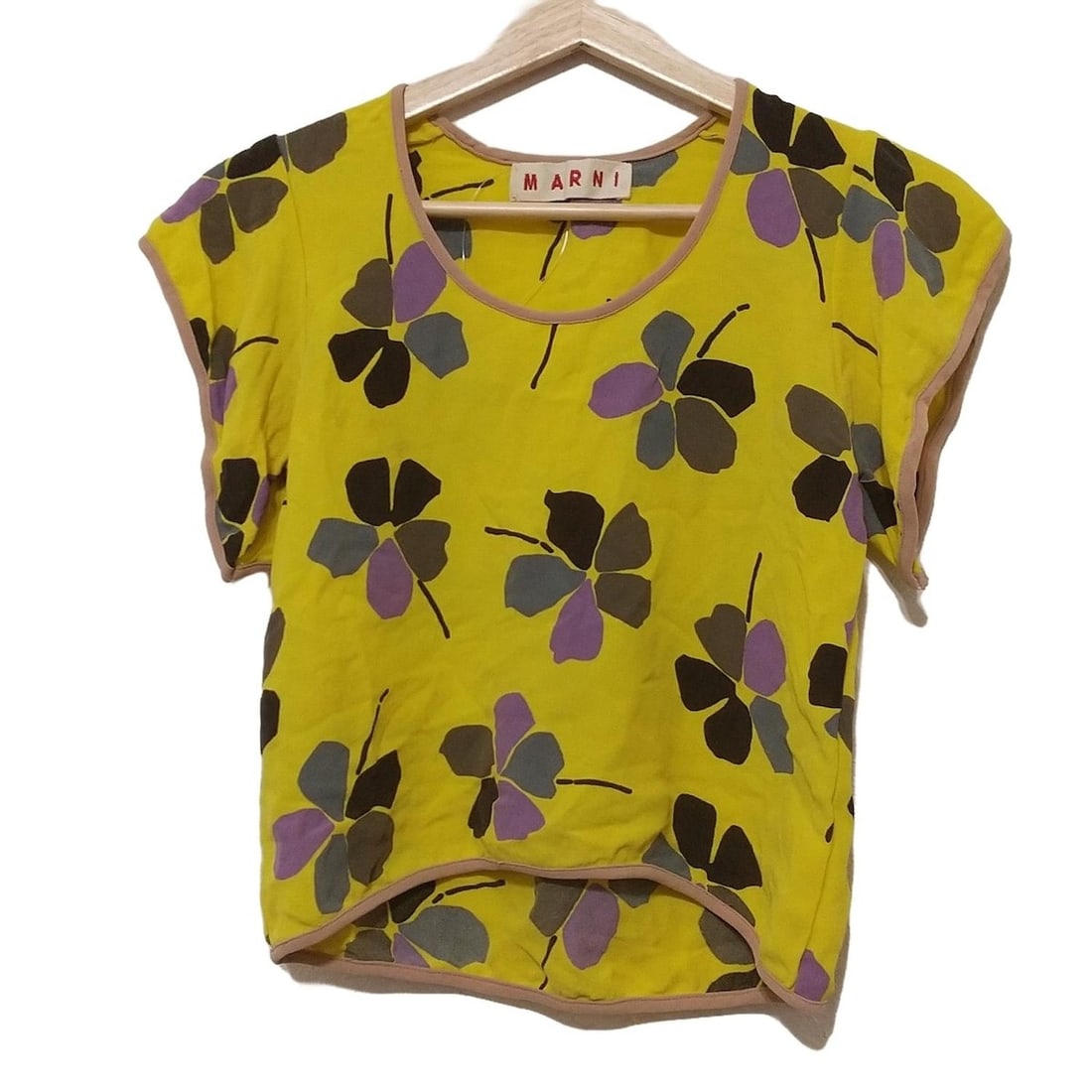 Auth MARNI - Yellow Purple Multi: Auth MARNI - Yellow Purple Multi Womens Cutsew Condition: Pre-owned - Good Brand: MARNI Style: Cutsew Color: Yellow, Purple, Multi Material: Please see the photo of the quality tag ConditionRank:
