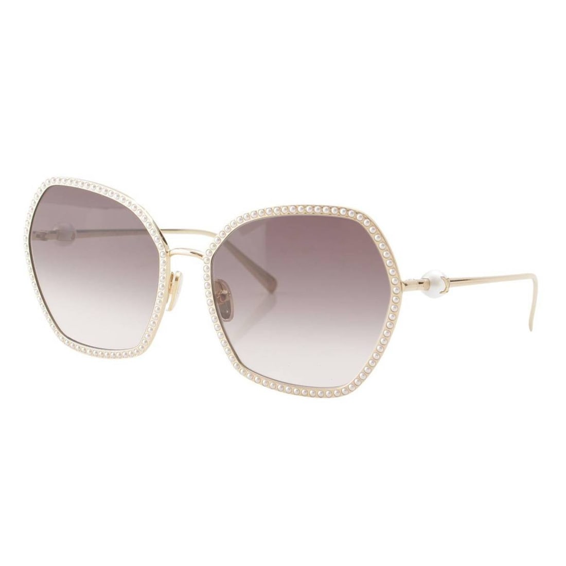 LOUIS VUITTON Logo Pearl Round Sunglasses: LOUIS VUITTON Logo Pearl Round Sunglasses Z2016U Gold 58 18 140 Condition: Pre-owned Brand: LOUIS VUITTON Country: Japan SN: MOR_0820 UV Protection: NA Lens Material: NA Model: NA <br