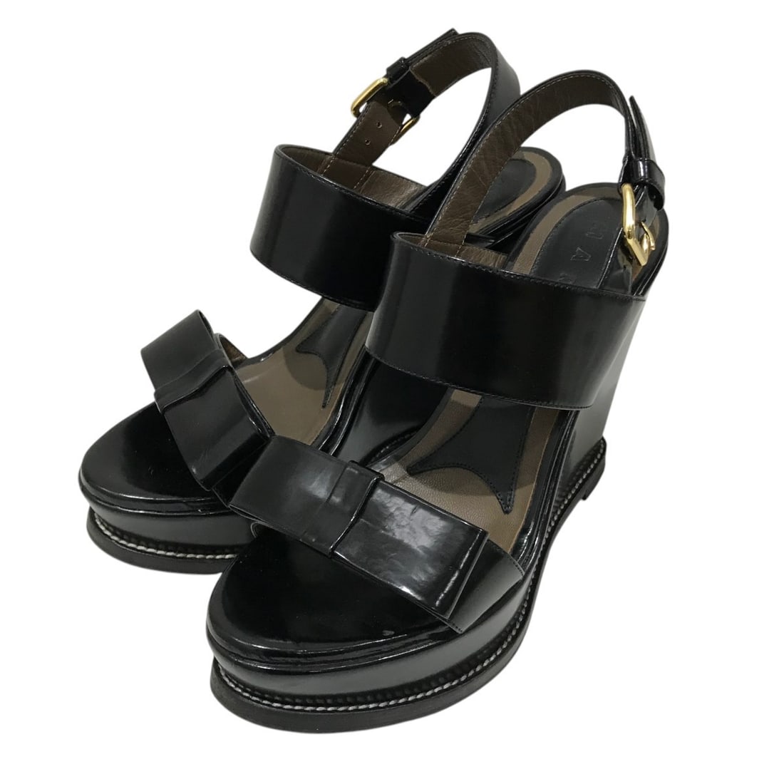MARNI Platform Sandals Black Size: 37: MARNI Platform Sandals Black Size: 37 110325 Condition: Pre-owned Brand: MARNI Country: Japan SN: MOR_0820 US Shoe Size: NA Style: NA Department: Men Color: NA Upper Mat